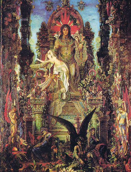 Gustave Moreau Jupiter und Semele Sweden oil painting art
